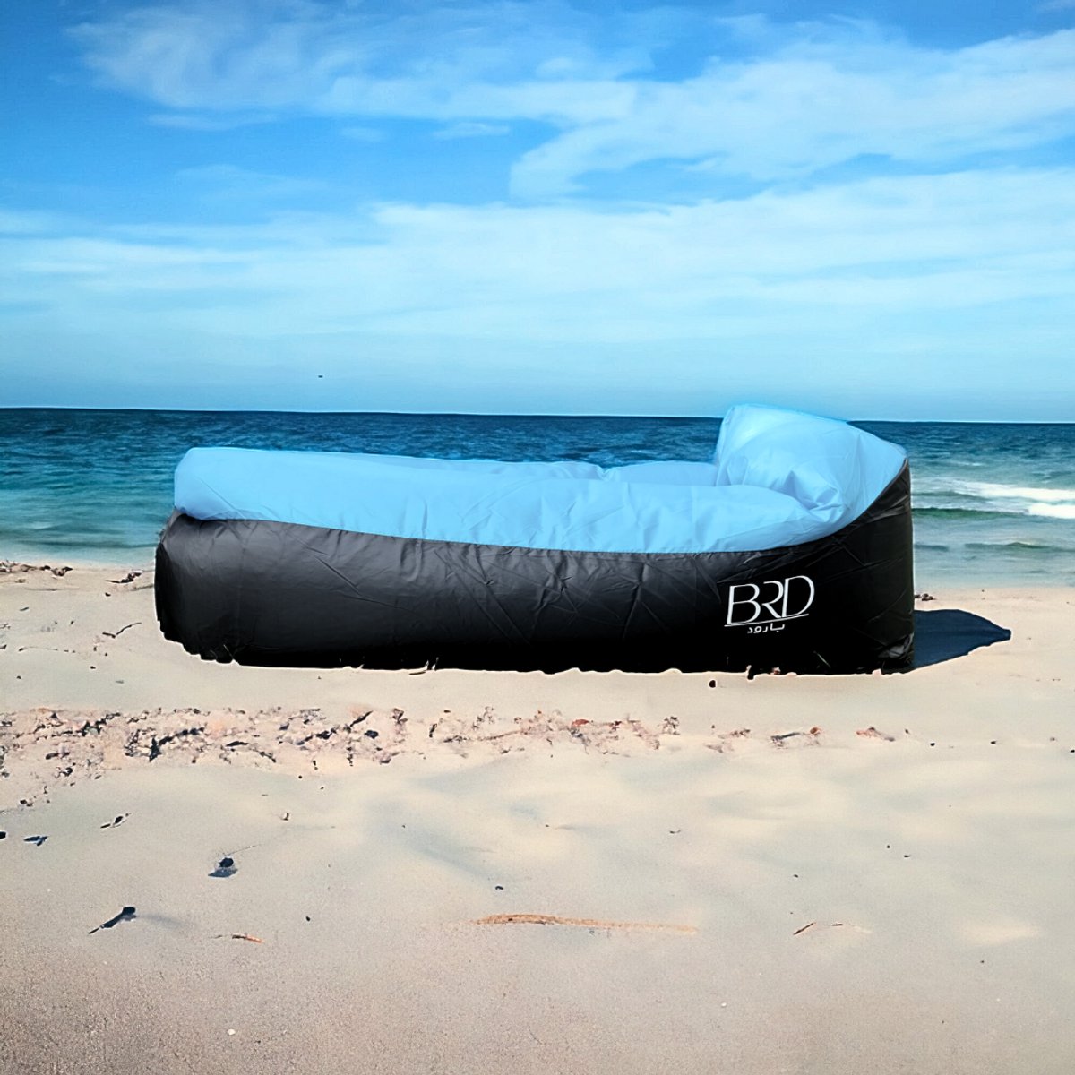 BRD® Outdoor | Blauw Lounge Air Bed Lucht Zit Sofa Oxford | Kampeer Zitzak | Strand waterproof luchtzak | Waterbestendig | Camping stoel Kampeer sofa poef air lounger Ligstoel